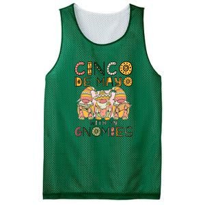 Cinco De Mayo With My Gnomies Mexican Trio Gnomes Boys Girls Mesh Reversible Basketball Jersey Tank