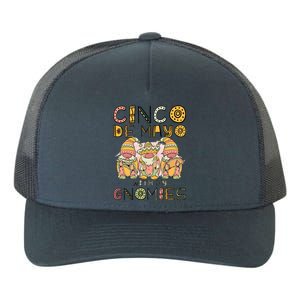 Cinco De Mayo With My Gnomies Mexican Trio Gnomes Boys Girls Yupoong Adult 5-Panel Trucker Hat