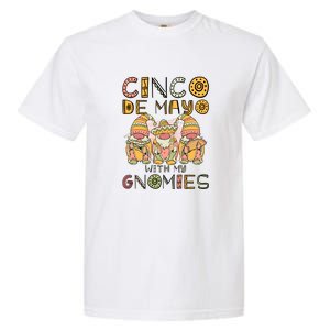 Cinco De Mayo With My Gnomies Mexican Trio Gnomes Boys Girls Garment-Dyed Heavyweight T-Shirt