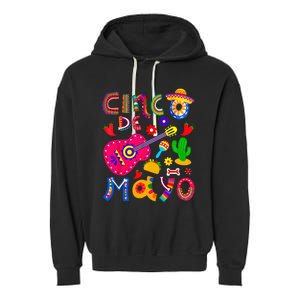 Cinco De Mayo Mexican Fiesta 5 De Mayo Garment-Dyed Fleece Hoodie