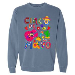 Cinco De Mayo Mexican Fiesta 5 De Mayo Garment-Dyed Sweatshirt