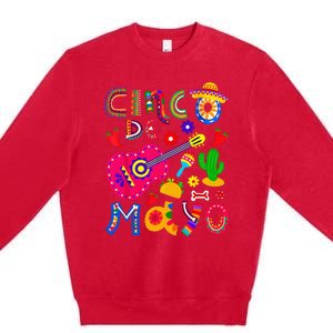 Cinco De Mayo Mexican Fiesta 5 De Mayo Premium Crewneck Sweatshirt