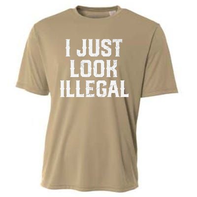 Cinco De Mayo I JUST LOOK ILLEGAL Mexican Funny Cooling Performance Crew T-Shirt