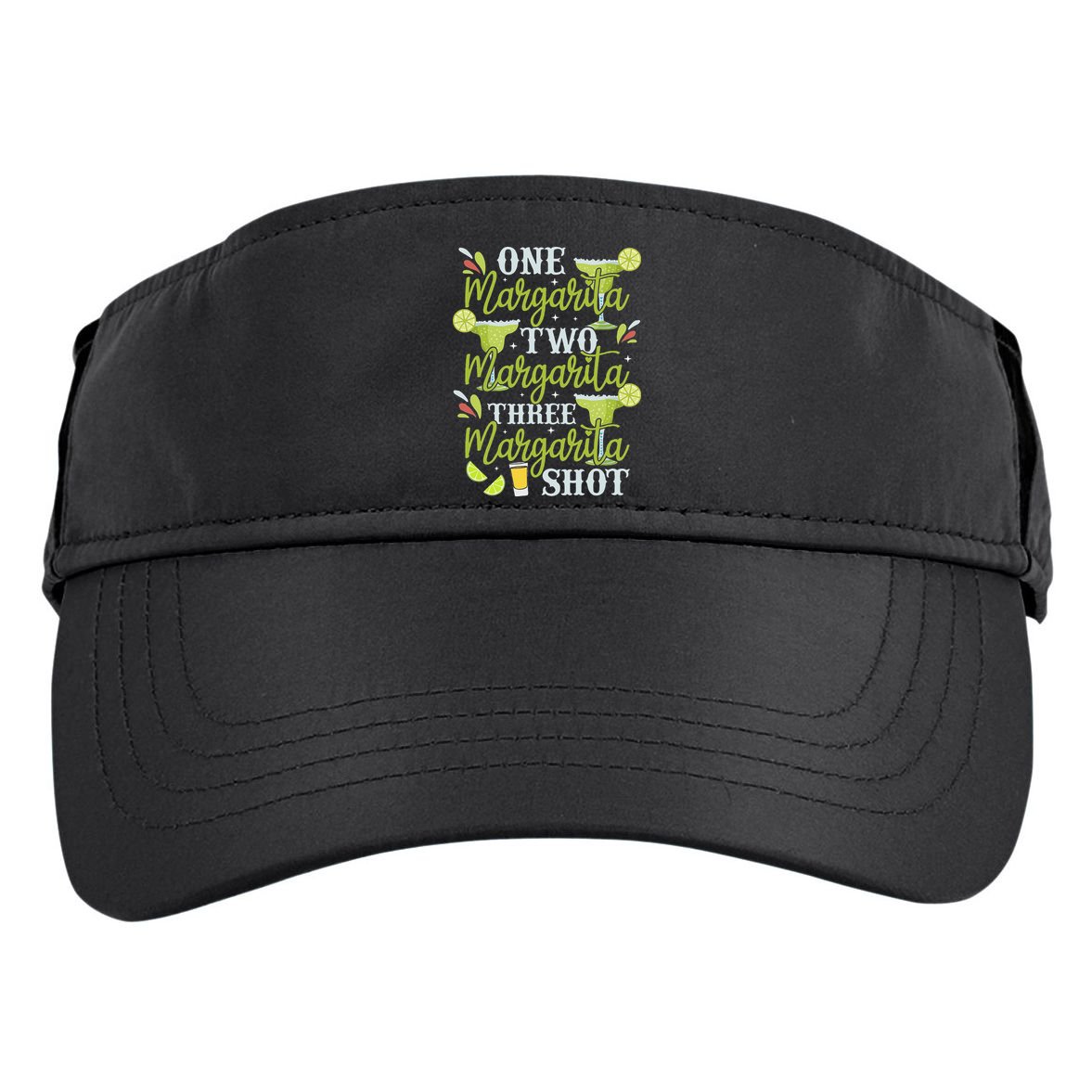 Cinco De Mayo One Margarita Two Margarita Three Margarita Adult Drive Performance Visor