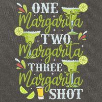 Cinco De Mayo One Margarita Two Margarita Three Margarita Cotton Canvas Backpack
