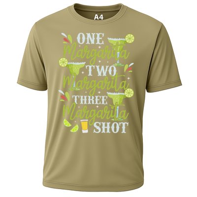 Cinco De Mayo One Margarita Two Margarita Three Margarita Performance Shirt