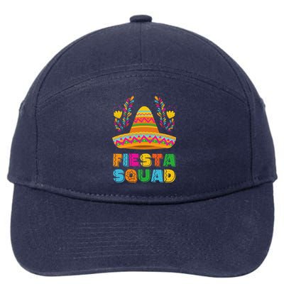 Cinco De Mayo Fiesta Squad Family Matching Group 7-Panel Snapback Hat