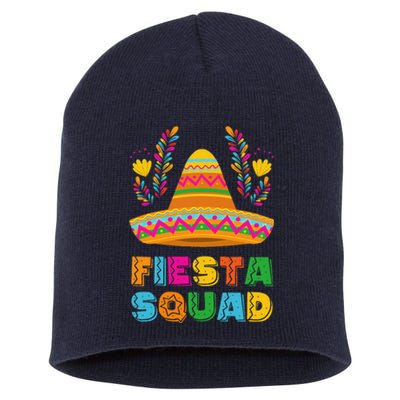 Cinco De Mayo Fiesta Squad Family Matching Group Short Acrylic Beanie