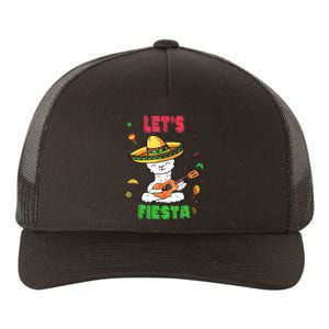 Cinco De Mayo Llama Let's Fiesta Yupoong Adult 5-Panel Trucker Hat