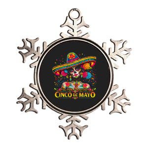 Cinco De Mayo Mexican Fiesta 5 De Mayo Girl Women Metallic Star Ornament