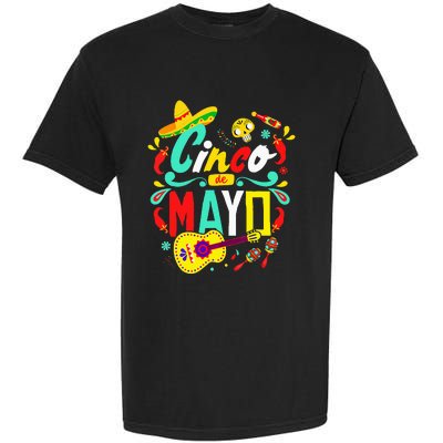 Cinco De Mayo Mexican Fiesta 5 De Mayo Garment-Dyed Heavyweight T-Shirt