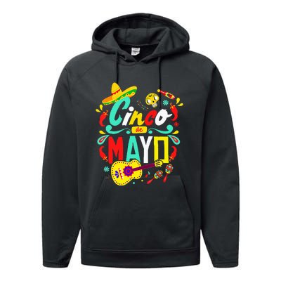 Cinco De Mayo Mexican Fiesta 5 De Mayo Performance Fleece Hoodie