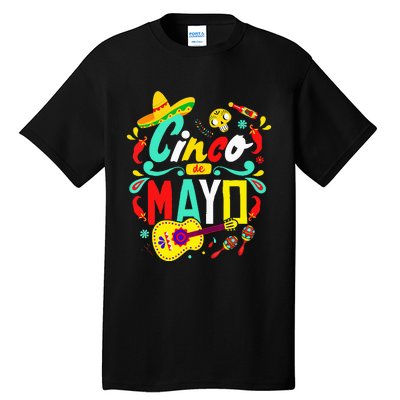 Cinco De Mayo Mexican Fiesta 5 De Mayo Tall T-Shirt