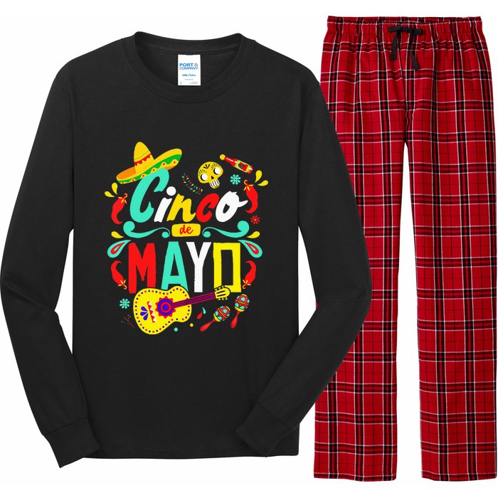 Cinco De Mayo Mexican Fiesta 5 De Mayo Long Sleeve Pajama Set