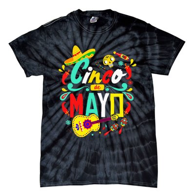 Cinco De Mayo Mexican Fiesta 5 De Mayo Tie-Dye T-Shirt