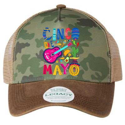 Cinco De Mayo Mexican Fiesta 5 De Mayo Funny Mexican Party Legacy Tie Dye Trucker Hat