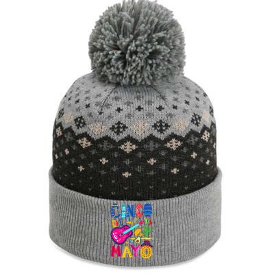 Cinco De Mayo Mexican Fiesta 5 De Mayo Funny Mexican Party The Baniff Cuffed Pom Beanie