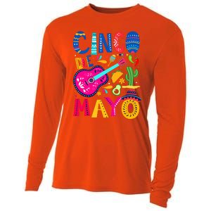 Cinco De Mayo Mexican Fiesta 5 De Mayo Funny Mexican Party Cooling Performance Long Sleeve Crew