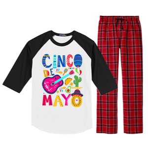 Cinco De Mayo Mexican Fiesta 5 De Mayo Funny Mexican Party Raglan Sleeve Pajama Set