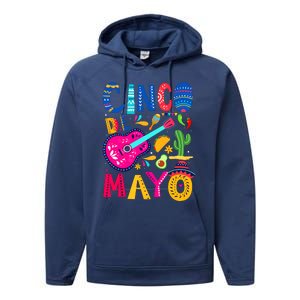 Cinco De Mayo Mexican Fiesta 5 De Mayo Funny Mexican Party Performance Fleece Hoodie