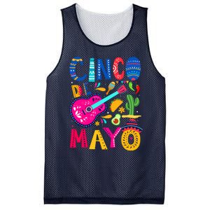 Cinco De Mayo Mexican Fiesta 5 De Mayo Funny Mexican Party Mesh Reversible Basketball Jersey Tank