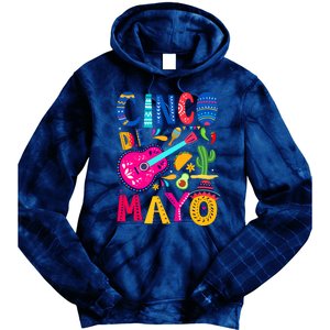 Cinco De Mayo Mexican Fiesta 5 De Mayo Funny Mexican Party Tie Dye Hoodie