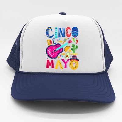 Cinco De Mayo Mexican Fiesta 5 De Mayo Funny Mexican Party Trucker Hat