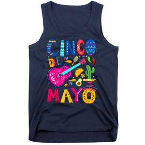 Cinco De Mayo Mexican Fiesta 5 De Mayo Funny Mexican Party Tank Top