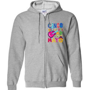 Cinco De Mayo Mexican Fiesta 5 De Mayo Funny Mexican Party Full Zip Hoodie