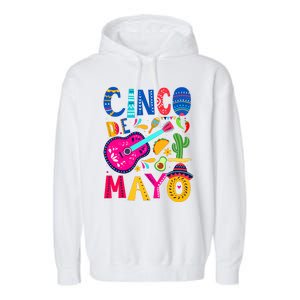 Cinco De Mayo Mexican Fiesta 5 De Mayo Funny Mexican Party Garment-Dyed Fleece Hoodie