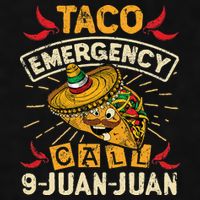 Cinco De Mayo Taco Emergency Call 9 Juan Juan Essential Ladies PosiCharge Tri-Blend Wicking Tank