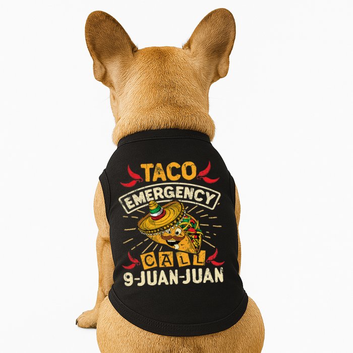 Cinco De Mayo Taco Emergency Call 9 Juan Juan Essential Doggie Tank