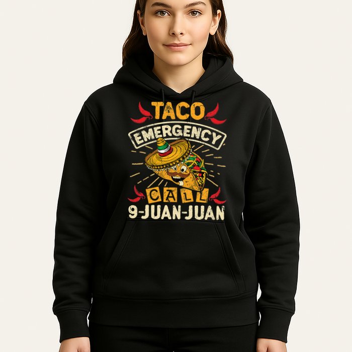 Cinco De Mayo Taco Emergency Call 9 Juan Juan Essential Hoodie