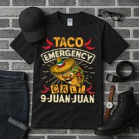 Cinco De Mayo Taco Emergency Call 9 Juan Juan Essential Tall T-Shirt