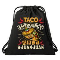 Cinco De Mayo Taco Emergency Call 9 Juan Juan Essential Drawstring Bag