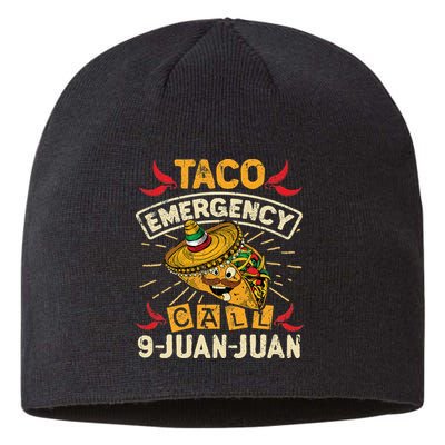 Cinco De Mayo Taco Emergency Call 9 Juan Juan Essential Sustainable Beanie
