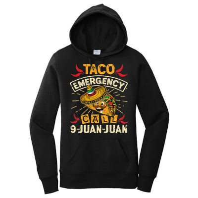 Cinco De Mayo Taco Emergency Call 9 Juan Juan Essential Women's Pullover Hoodie