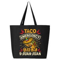 Cinco De Mayo Taco Emergency Call 9 Juan Juan Essential 25L Jumbo Tote