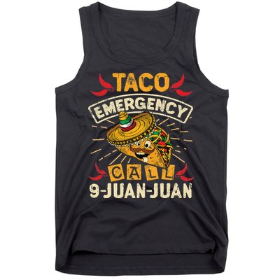 Cinco De Mayo Taco Emergency Call 9 Juan Juan Essential Tank Top