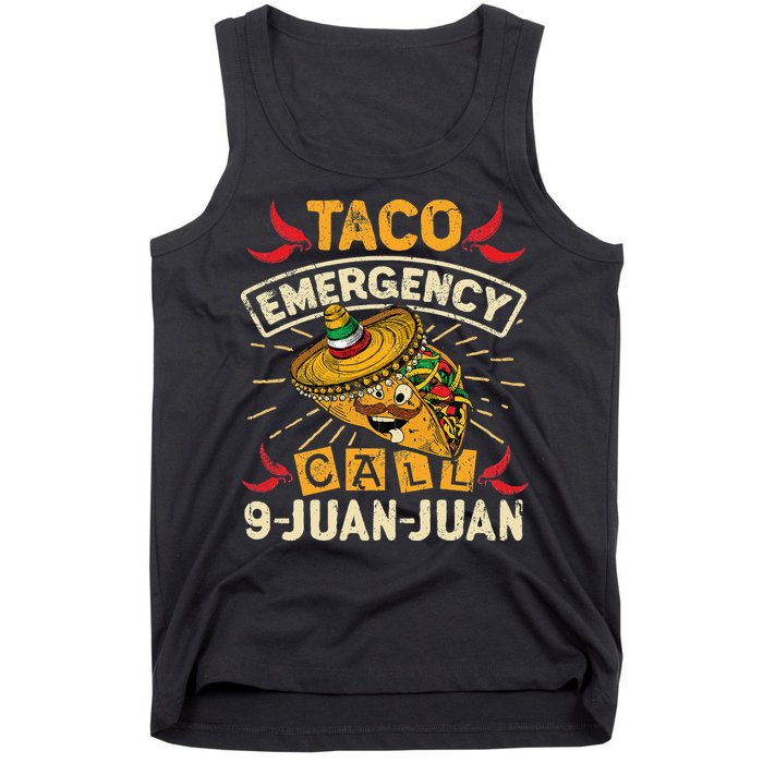 Cinco De Mayo Taco Emergency Call 9 Juan Juan Essential Tank Top
