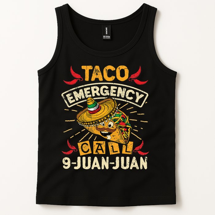 Cinco De Mayo Taco Emergency Call 9 Juan Juan Essential Tank Top