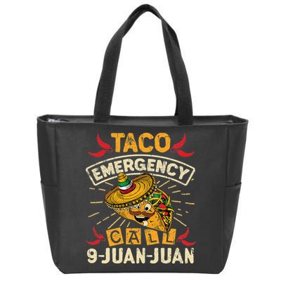 Cinco De Mayo Taco Emergency Call 9 Juan Juan Essential Zip Tote Bag