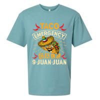 Cinco De Mayo Taco Emergency Call 9 Juan Juan Essential Sueded Cloud Jersey T-Shirt
