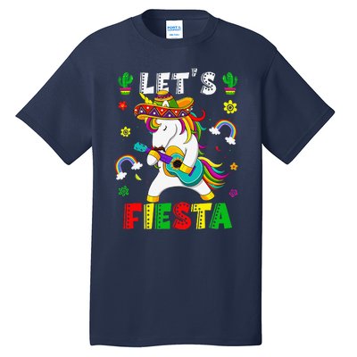 Cinco De Mayo Party Lets Fiesta Dancing Mexican Unicorn Tall T-Shirt