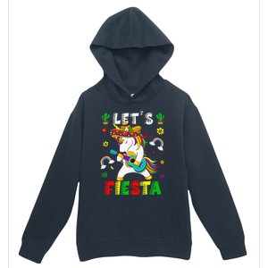 Cinco De Mayo Party Lets Fiesta Dancing Mexican Unicorn Urban Pullover Hoodie