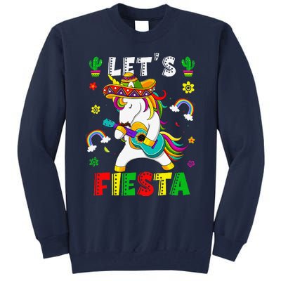 Cinco De Mayo Party Lets Fiesta Dancing Mexican Unicorn Tall Sweatshirt