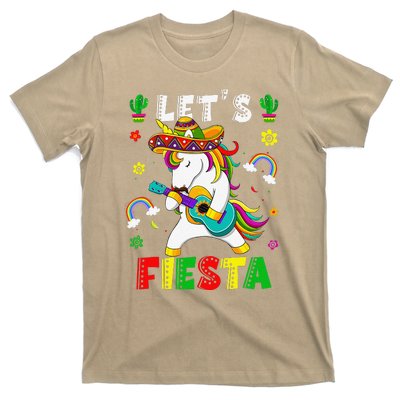 Cinco De Mayo Party Lets Fiesta Dancing Mexican Unicorn T-Shirt