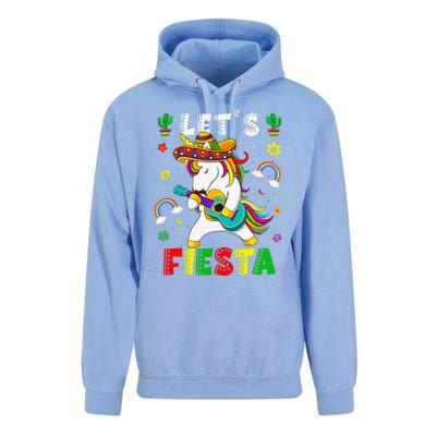 Cinco De Mayo Party Lets Fiesta Dancing Mexican Unicorn Unisex Surf Hoodie