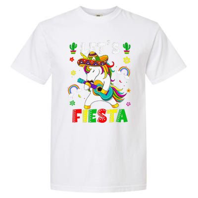 Cinco De Mayo Party Lets Fiesta Dancing Mexican Unicorn Garment-Dyed Heavyweight T-Shirt