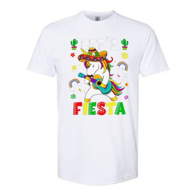 Cinco De Mayo Party Lets Fiesta Dancing Mexican Unicorn Softstyle CVC T-Shirt